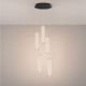 Pendule, Lustre suspendate - Lustra cu 5 pendule LED 2700K PHEME nickel satinat