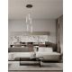 Pendule, Lustre suspendate - Lustra cu 5 pendule LED 2700K PHEME nickel satinat
