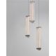 Pendule, Lustre suspendate - Lustra cu 3 pendule LED 2700K PHEME nickel satinat