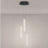 Lustra cu 3 pendule LED 3000K PHEME nickel satinat