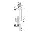 Pendule, Lustre suspendate - Lustra cu 3 pendule LED 3000K PHEME nickel satinat