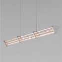 Lustra LED 2700K suspendata design liniar PHEME nickel satinat