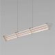 Pendule, Lustre suspendate - Lustra LED 2700K suspendata design liniar PHEME nickel satinat