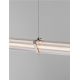 Pendule, Lustre suspendate - Lustra LED 2700K suspendata design liniar PHEME nickel satinat