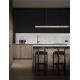Pendule, Lustre suspendate - Lustra LED 2700K suspendata design liniar PHEME nickel satinat
