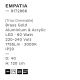 Pendule, Lustre suspendate - Lustra LED suspendata design circular EMPATIA D-60/40cm aurie