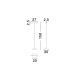 Lampadare - Lampadar/Lampa de podea LED stil minimalist ELLI
