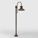 Stalp exterior IP44 realizat manual din alama Amalfi
