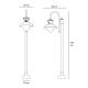 Stalpi - Stalp exterior IP44 realizat manual din alama Amalfi