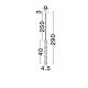 Pendule, Lustre suspendate - Pendul design minimalist HULO 40cm