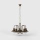 Candelabre, Lustre - Candelabru design italian din alama si sticla Al Mare