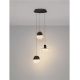 Pendule, Lustre suspendate - Lustra decorativa cu 3 pendule LED 3000K DORIN