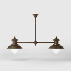 Candelabre, Lustre - Lustra design italian din alama si sticla Al Mare