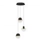 Pendule, Lustre suspendate - Lustra decorativa cu 3 pendule LED 2700K DORIN