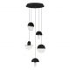 Lustra decorativa cu 5 pendule LED 3000K DORIN 
