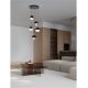 Pendule, Lustre suspendate - Lustra decorativa cu 5 pendule LED 3000K DORIN