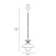 Pendule, Lustre suspendate - Lustra stil nautic din alama si sticla Al Mare