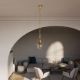 Pendule, Lustre suspendate - Lustra stil nautic din alama si sticla Al Mare