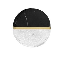 Iluminat pentru baie - Aplica LED decorativa pentru baie IP44 LED 3000K DORIN negru