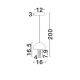 Pendule, Lustre suspendate - Pendul decorativ LED 2700K DORIN negru