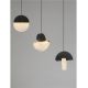 Pendule, Lustre suspendate - Lustra decorativa liniara cu 5 pendule LED 3000K DORIN