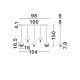Pendule, Lustre suspendate - Lustra decorativa liniara cu 5 pendule LED 3000K DORIN