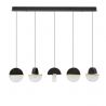 Lustra decorativa liniara cu 5 pendule LED 2700K DORIN 