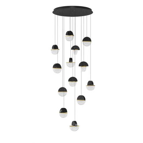 Corpuri de iluminat Lustre pentru casa scarii - Lustra LED decorativa casa scarii 3000K DORIN