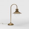 Lampa de masa stil nautic din alama si sticla Al Mare
