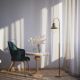 Lampadare - Lampa de podea stil nautic din alama si sticla Al Mare