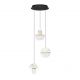 Lustra decorativa cu 3 pendule LED 2700K DORIN 