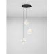 Pendule, Lustre suspendate - Lustra decorativa cu 3 pendule LED 2700K DORIN