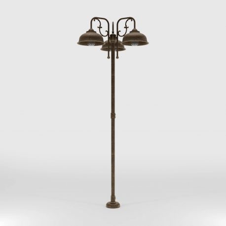 Stalpi - Stalp exterior IP44 realizat manual din alama Lipari