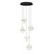 Lustra decorativa cu 5 pendule LED 3000K DORIN 