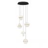 Lustra decorativa cu 5 pendule LED 3000K DORIN 