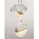 Pendule, Lustre suspendate - Lustra decorativa cu 5 pendule LED 2700K DORIN