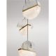 Pendule, Lustre suspendate - Lustra decorativa cu 5 pendule LED 2700K DORIN