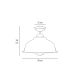 Plafoniere - Lustra exterior IP44 realizat manual din alama Lipari