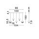 Pendule, Lustre suspendate - Lustra decorativa liniara cu 5 pendule LED 3000K DORIN