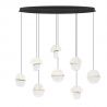 Lustra decorativa cu 8 pendule LED 3000K DORIN 