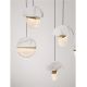 Pendule, Lustre suspendate - Lustra decorativa cu 8 pendule LED 3000K DORIN