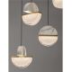 Pendule, Lustre suspendate - Lustra decorativa cu 8 pendule LED 2700K DORIN