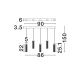 Pendule, Lustre suspendate - Lustra LED suspendata stil modern ZELON