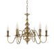 Candelabre, Lustre - Candelabru clasic elegant din alama masiva Flemish