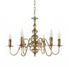 Candelabru clasic elegant din alama masiva Flemish