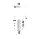 Pendule, Lustre suspendate - Pendul LED stil modern LIESSA