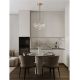 Pendule, Lustre suspendate - Lustra LED design decorativ 2700K BLAZIK D-42cm