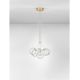 Pendule, Lustre suspendate - Lustra LED design decorativ 2700K BLAZIK D-42cm