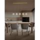 Pendule, Lustre suspendate - Lustra LED liniara design decorativ 3000K BLAZIK