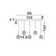 Pendule, Lustre suspendate - Lustra LED liniara design decorativ 3000K BLAZIK